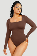 EcoSculpt Square Neck Bodysuit | Eco-Friendly Shapewear