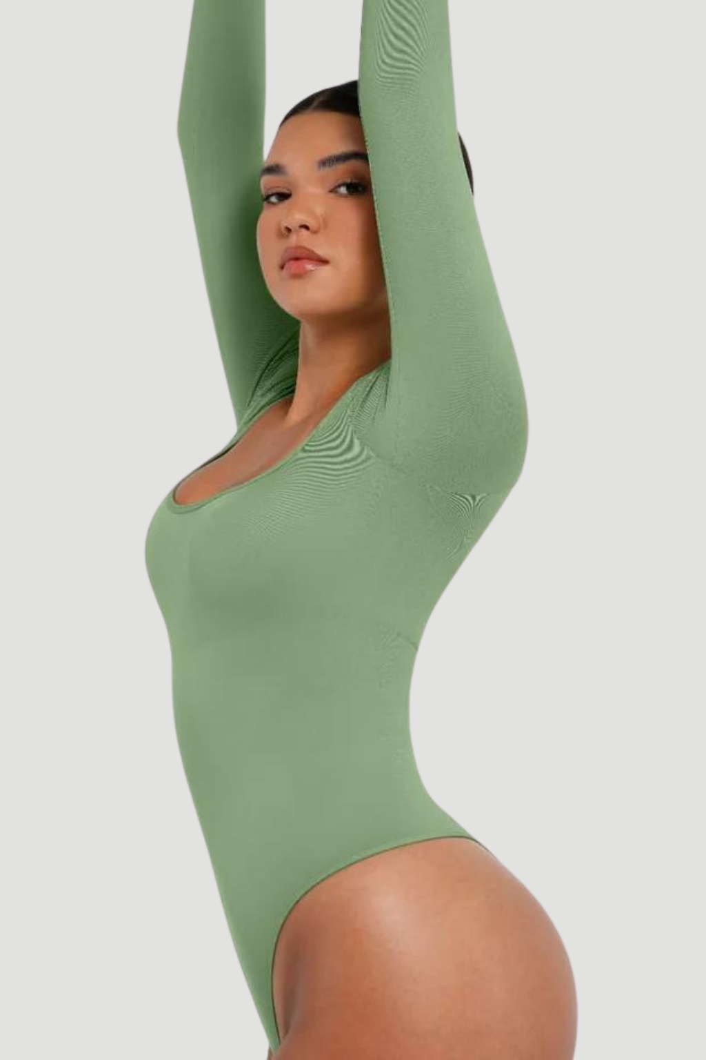 EcoSculpt Square Neck Bodysuit | Eco-Friendly Shapewear