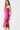 Strapless Geo Midi Dress with Side Slit | Magenta & Jade