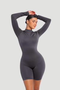 Bust Support Shaping Jumpsuit – Seamless Comfort & Fit