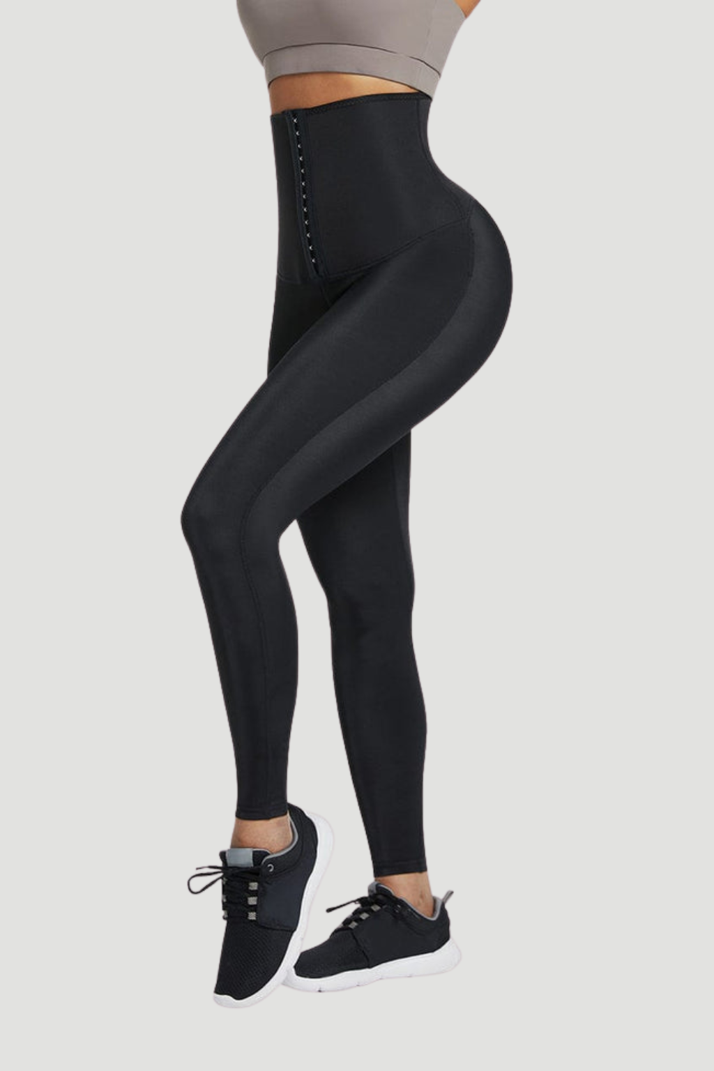 Neoprene Leggings Shaper with 3 Rows Hooks | High Rise Fit