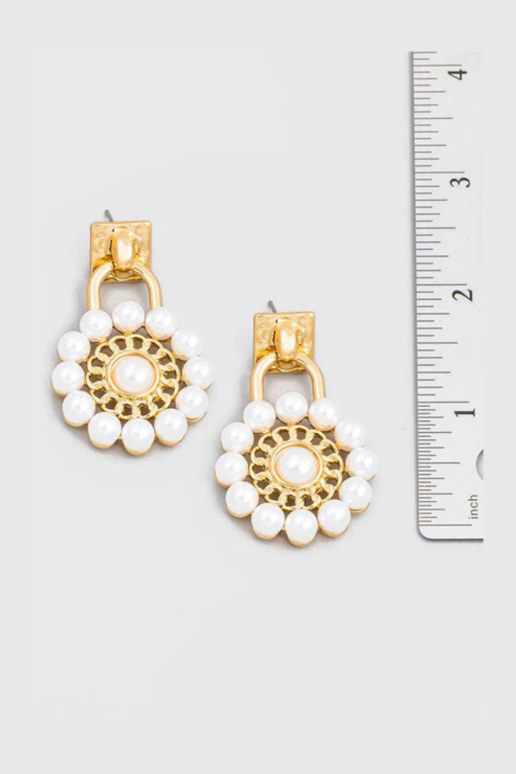 Vintage Pearl Flower Drop Earrings | Quirky & Stylish Jewelry