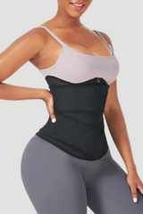 Double Belt Underbust Latex Waist Trainer for Tummy Control