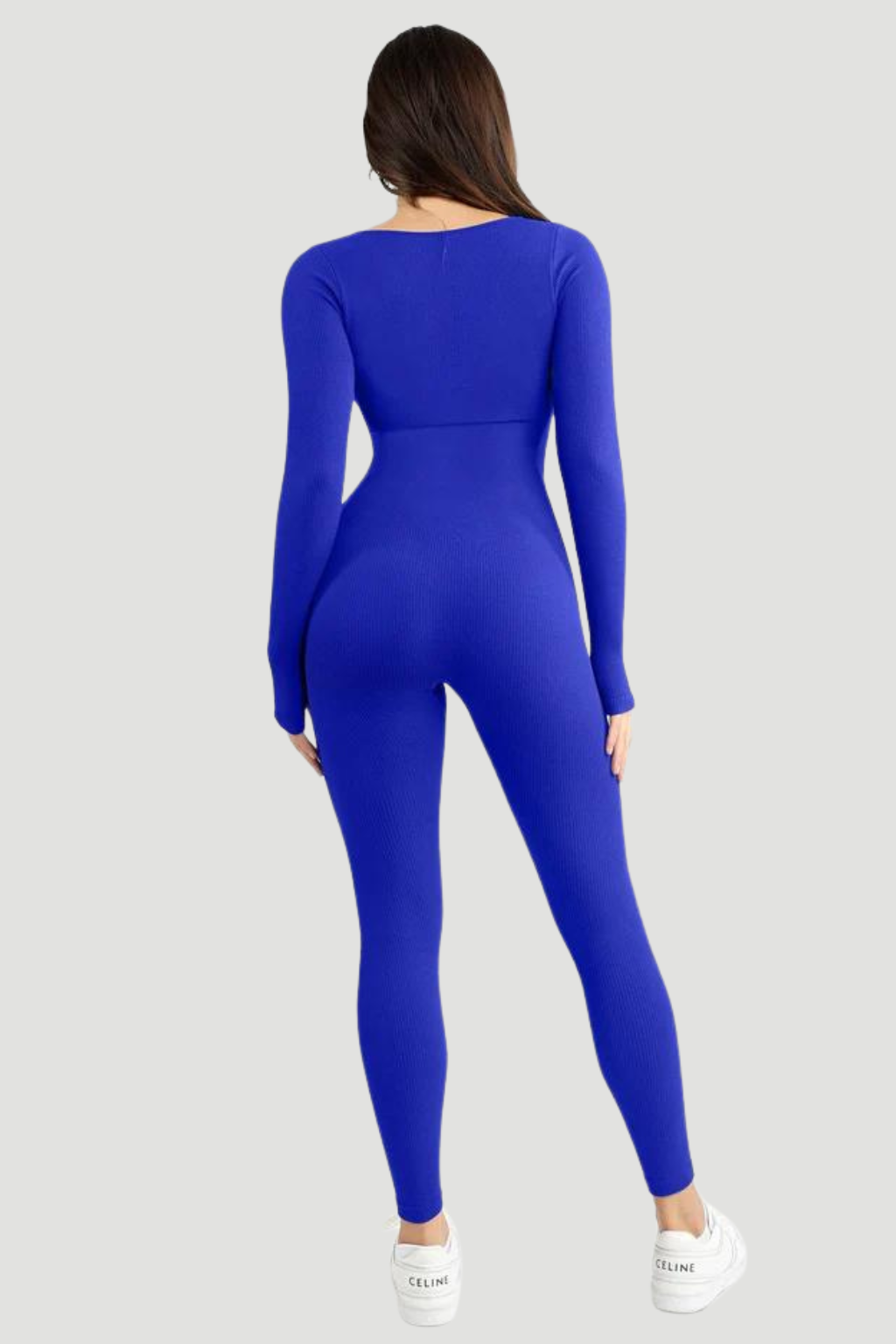 Seamless Long Sleeve Jumpsuit for Women | Body-Con Fit