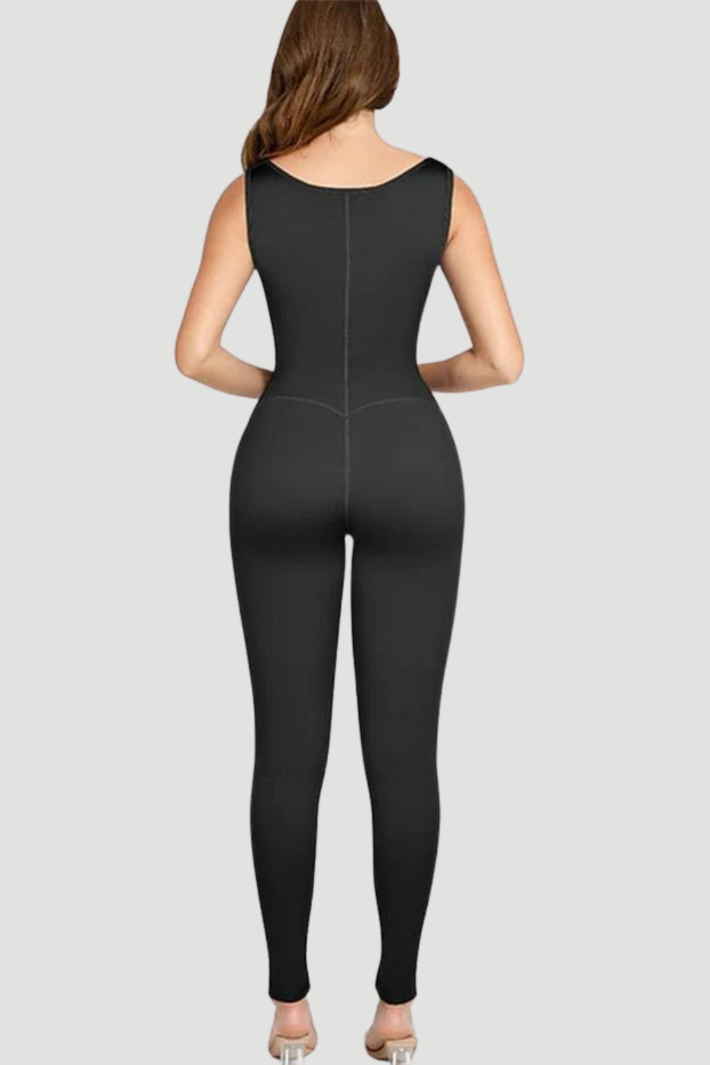 Zipper Sauna Sports Jumpsuit – Sweat-Boosting Design