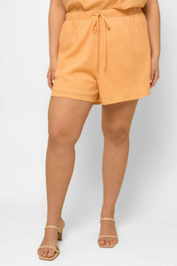 Plus Size Summer Lounge Set: Stylish Sleeveless Top & Shorts