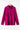 Bright Pink Plus Size Velvet Chest Pocket Drop Shoulder Shirt