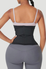 Double Belt Underbust Latex Waist Trainer for Tummy Control