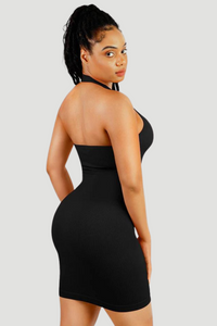 Seamless Halter Shapewear Dress | 360° Waist Control