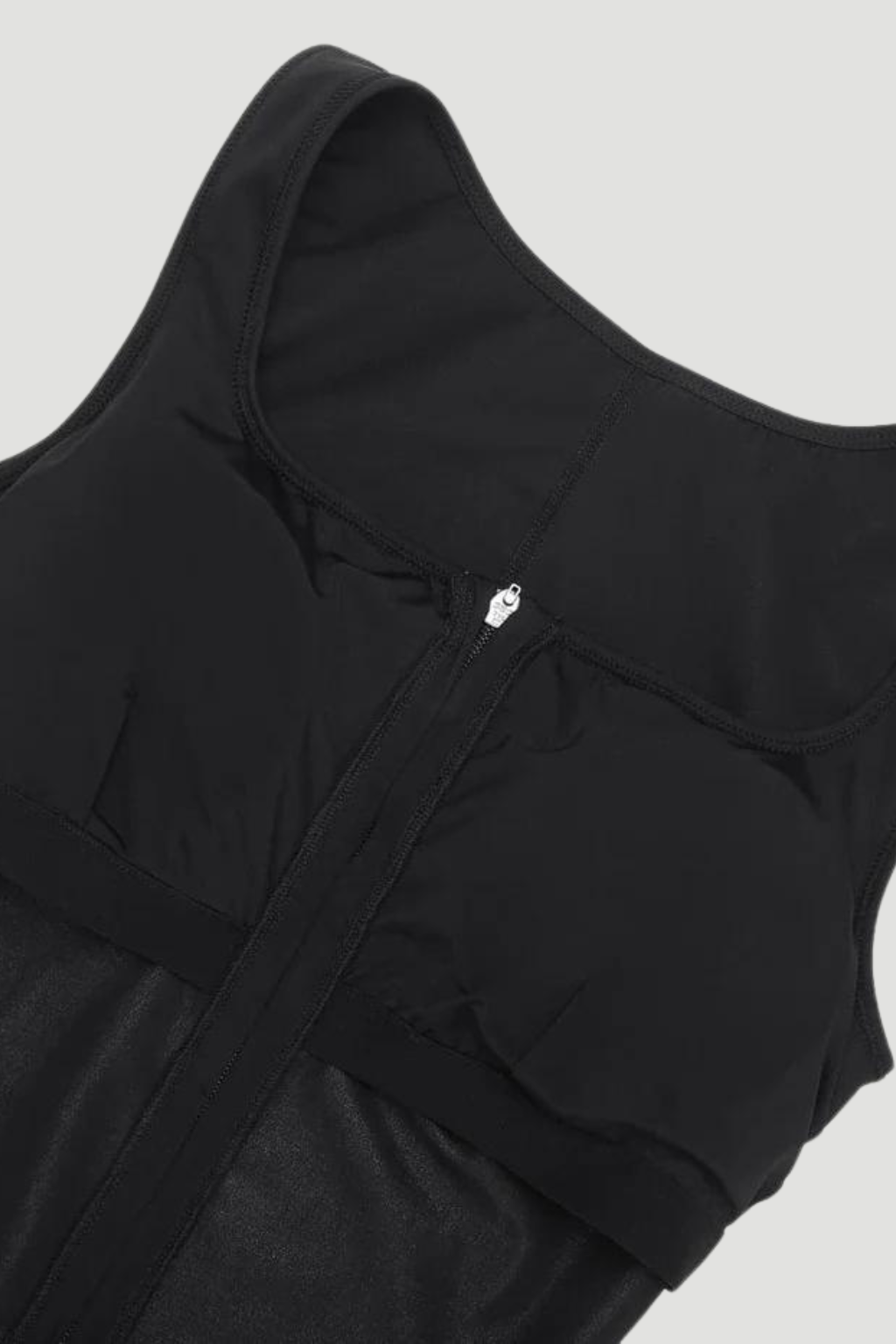 Zipper Sauna Sports Jumpsuit – Sweat-Boosting Design