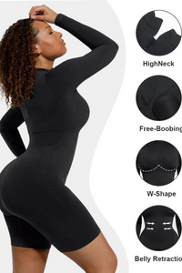 Bust Support Shaping Jumpsuit – Seamless Comfort & Fit