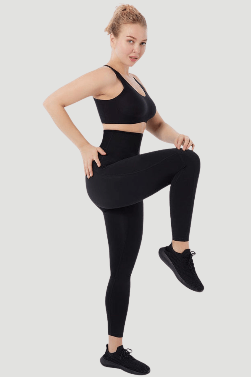 Full Length Sports Shaping Body Pants with Pocket Design on Both Sides