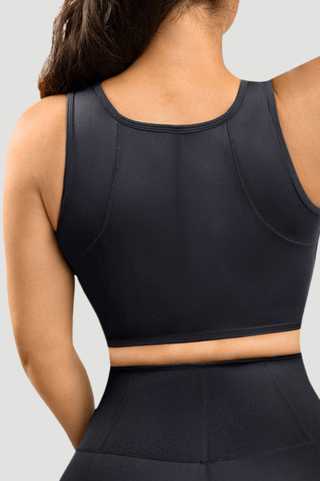 Zipper Sports Shockproof Bra Crop with Four Steel Boning – Ultimate Support, Comfort & Performance