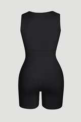 Seamless Square Neck Waist & Belly Shaping Jumpsuit