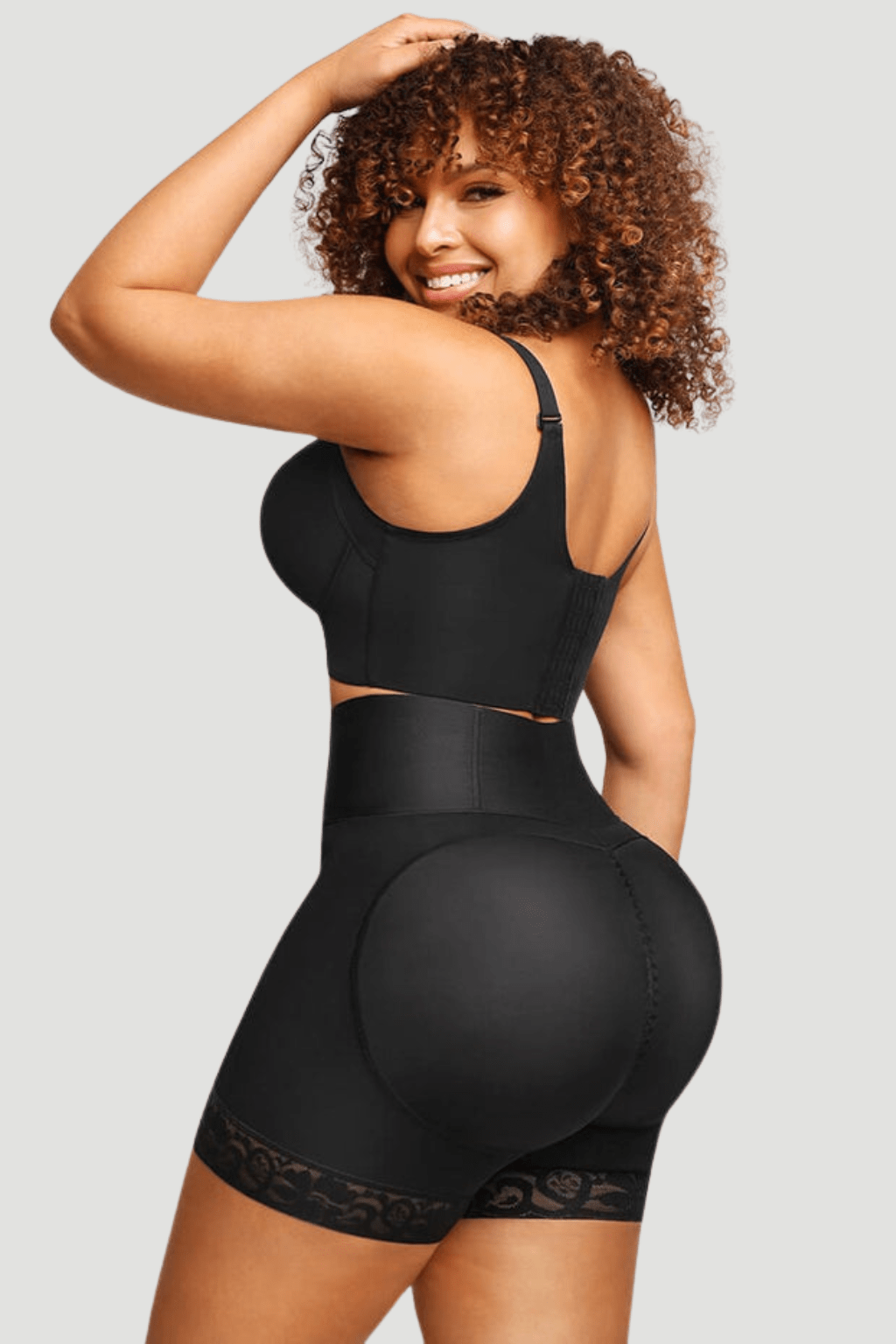 Mid-Waist Butt Lifting Shaper Shorts