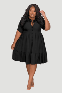 Plus Size GraceFit Polo Dress